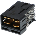 Molex-0783491004 Connector Backplane Conn Backplane HDR 4Power POS Press Fit RA Thru-Hole Impact™ Tray