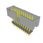 Samtec-ZST-110-03-L-D-705 Connector Headers and PCB Receptacles Conn Elevated Shrouded Header HDR 20 POS 2.54mm Solder ST Thru-Hole Bulk