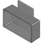 Hammond Manufacturing-1591XXDSBK Black Acrylonitrile Butadiene Styrene Wall Mount General Purpose Enclosure Hammond Manufacturing-1591XXDSBK Black Acrylonitrile Butadiene Styrene Wall Mount General Purpose Enclosure