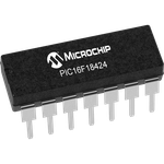Microchip Technology-PIC16F18424-I/P Microcontrollers - MCUs MCU 8-bit PIC RISC 7KB Flash 2.5V/3.3V/5V 14-Pin PDIP Tube