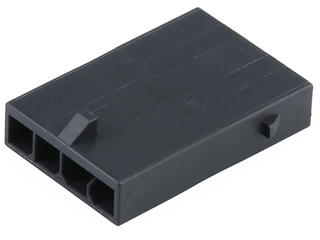 2237940401 - Micro-Fit+ Plug Housing, Single Row, 4 Circuits, UL 94V-0, Free Hanging, Glow-Wire Capable, Black