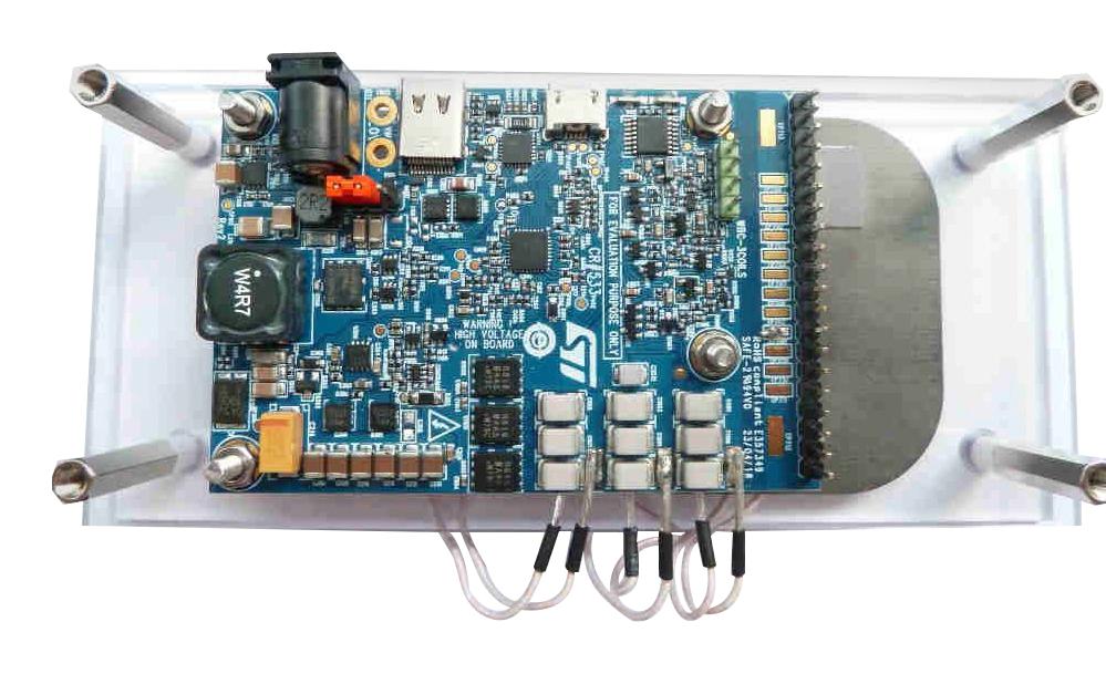 STWBC-MC Qi Certified 3-Coil 15W Wireless Charger TX Evaluation Kit