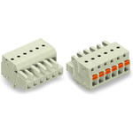 WAGO-2721-107/008-000 Connector Terminal Blocks 1-Conductor Female Plug, 100% protected against mismating, Push-button, Snap-in mounting feet, 2.5 mm2, Pin spacing 5 mm, 7-pole WAGO-2721-107/008-000 Connector Terminal Blocks 1-Conductor Female Plug, 100% protected against mismating, Push-button, Snap-in mounting feet, 2.5 mm2, Pin spacing 5 mm, 7-pole