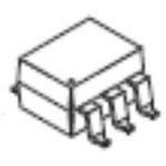 onsemi-MOC3072SM Triac and SCR Output Photocouplers Optocoupler Triac AC-OUT 6-Pin PDIP SMD Tube