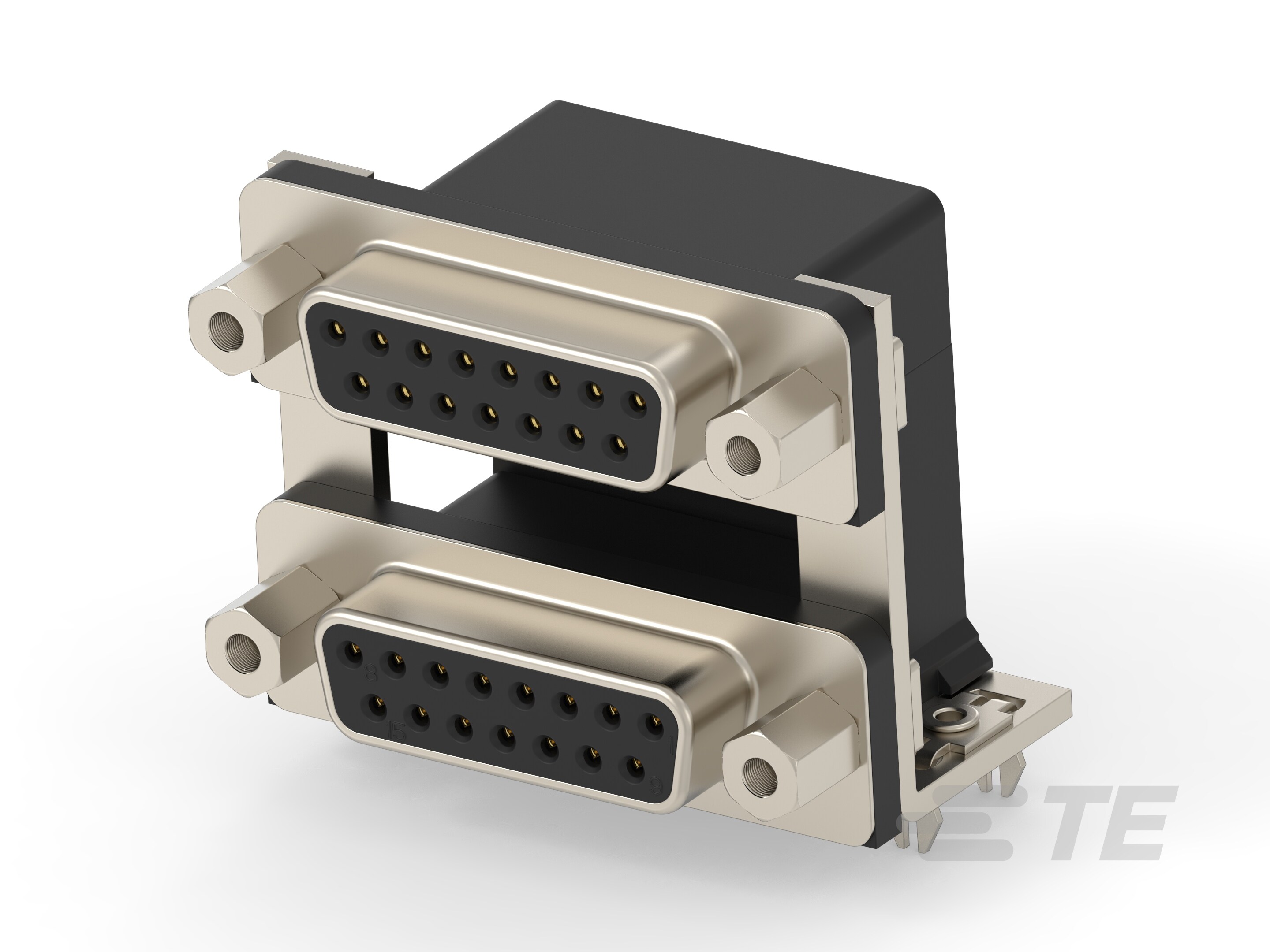 D-SUB15 POS RCPT OVER 15 POS RCPT + SCRW-2454917-6