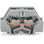 WAGO-261-314 Connector Terminal Blocks 2-Conductor Terminal Block, with snap-in mounting foot, for plate thickness 0.6 - 1.2 mm, Fixing hole 3.5 mm Dia, also fits 210-154 aluminum rail or with 209-123 mounting carrier for DIN 35 rail WAGO-261-314 Connector Terminal Blocks 2-Conductor Terminal Block, with snap-in mounting foot, for plate thickness 0.6 - 1.2 mm, Fixing hole 3.5 mm Dia, also fits 210-154 aluminum rail or with 209-123 mounting carrier for DIN 35 rail