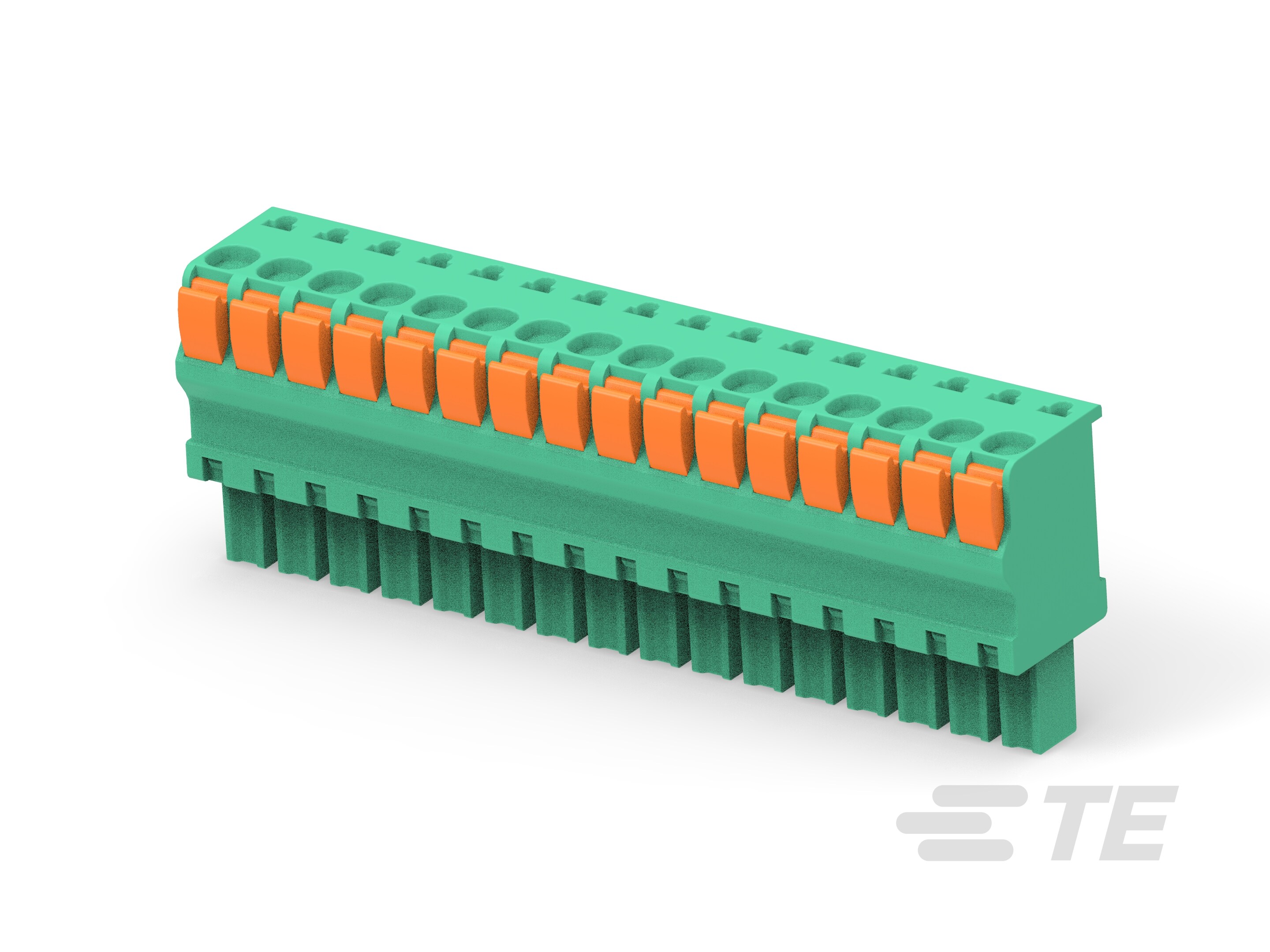 STR PLUG SPRING TYPE LH 16P, 3.81mm-1-1986722-6 STR PLUG SPRING TYPE LH 16P, 3.81mm-1-1986722-6