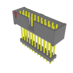 Samtec-ZSS-111-05-G-D-915 Connector Headers and PCB Receptacles Conn Elevated Shrouded Header HDR 22 POS 2.54mm Solder ST Top Entry Thru-Hole Layer