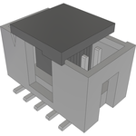 Samtec-HTSS-105-01-T-DV-P-TR Connector Headers and PCB Receptacles Conn Shrouded Header (4 Sides) HDR 10 POS 2.54mm Solder ST Top Entry SMD T/R