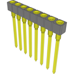 Samtec-SS-108-TT-1B Connector Headers and PCB Receptacles Conn Socket Strip SKT 8 POS 2.54mm Solder ST Top Entry Thru-Hole Bulk