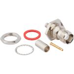 Amphenol RF-031-6166 Connector RF Conn TNC 0Hz to 11GHz 50Ohm Crimp ST Panel Mount F Gold Bag