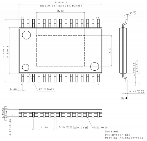 Product dimension image