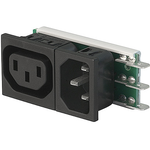 SCHURTER-6424.0253.25 Power Entry Modules Power Entry Module Unfiltered M 3 POS 250VAC 10A Fuse/Switch ST 1 Port