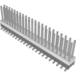 Samtec-HW-22-09-T-D-250-SM-A Connector Headers and PCB Receptacles Conn Board Stacker HDR 44 POS 2.54mm Solder ST Top Entry SMD Tube