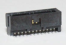 2009891118 - Slim-Grid Header, 18 Circuits, Surface Mount, Vertical, Shrouded, 0.38µm  Gold (Au) Plated, with Pick-and-Place Cap, Tube, Lead-Free
