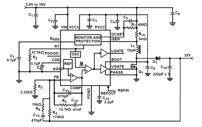 ISL8130 Functional Diagram ISL8130 Functional Diagram