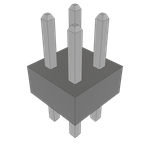 Samtec-TMMH-102-01-T-D Connector Headers and PCB Receptacles Conn Unshrouded Header HDR 4 POS 2mm Solder ST Top Entry Thru-Hole Bulk