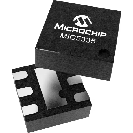 Microchip Technology-MIC5335-MKYMT-TR Linear Regulators LDO Regulator Pos 2.6V2.8V 0.3A/0.3A 6-Pin TDFN EP T/R