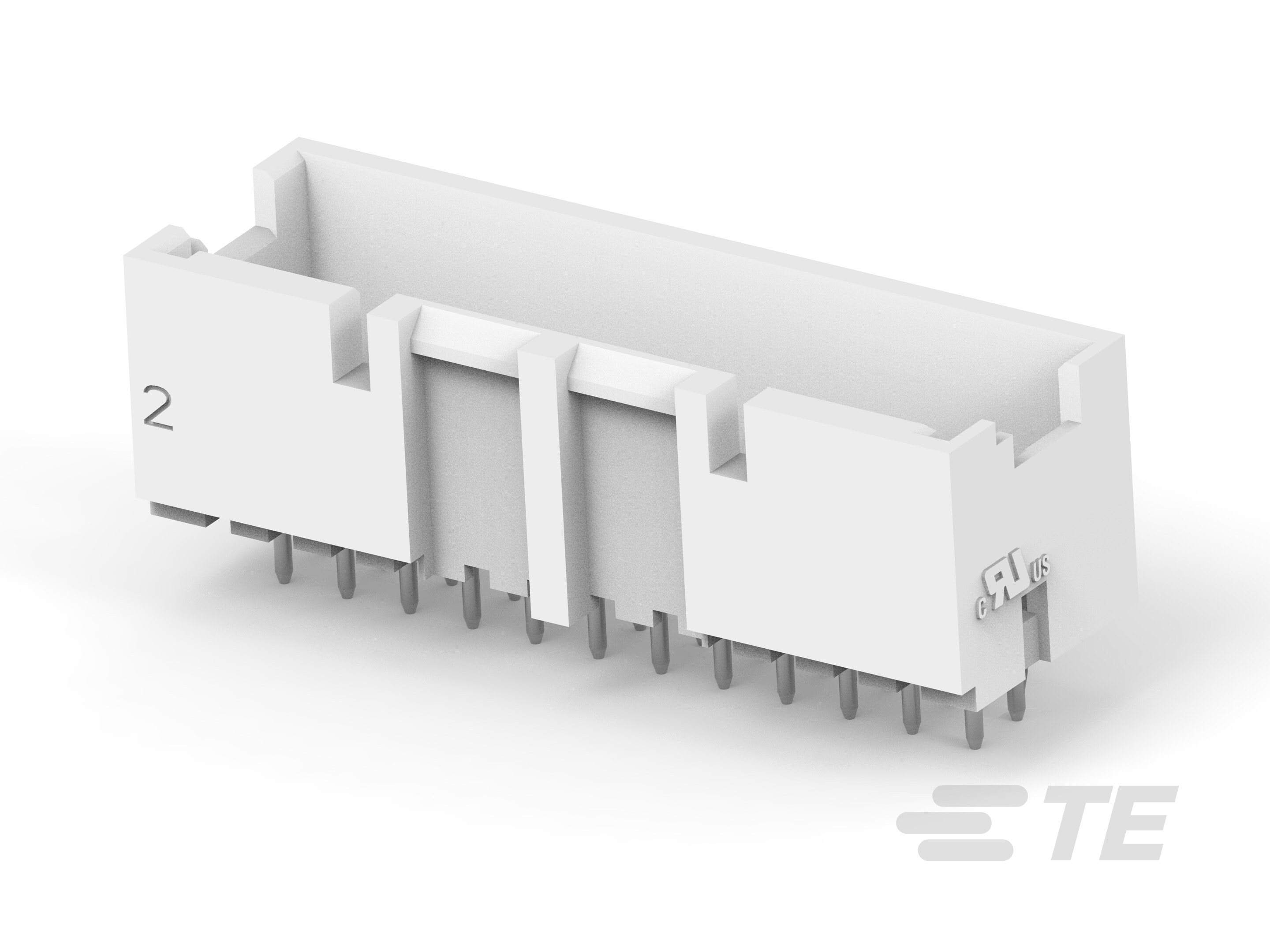 ASSY,HDR,VERT,GWT,BOSSED,DUAL ROW, EP2.5-2-2324245-4