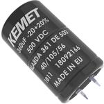 KEMET Corporation-ALA8DF361DE500 Capacitor Aluminum Electrolytic Cap Aluminum Lytic 360uF 500V 20% (35 X 45mm) Snap-In 0.577 Ohm 2.4A 8000h 105°C Bag Automotive AEC-Q200