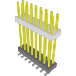 Samtec-HW-08-20-L-D-820-SM Connector Headers and PCB Receptacles Conn Board Stacker HDR 16 POS 2.54mm Solder ST Top Entry SMD Tube