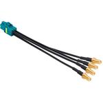 Amphenol-095-820-175-006 Cable Assembly Coaxial Cable Assembly Coaxial 0.152m Mini-FAKRA Type A to 4(SMA) F-PL Bag Amphenol-095-820-175-006 Cable Assembly Coaxial Cable Assembly Coaxial 0.152m Mini-FAKRA Type A to 4(SMA) F-PL Bag