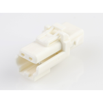 Molex-1502010002 Connector Discrete Wire Housing Conn Housing 2 POS 3mm Crimp ST Cable Mount White Ditto™ Bag