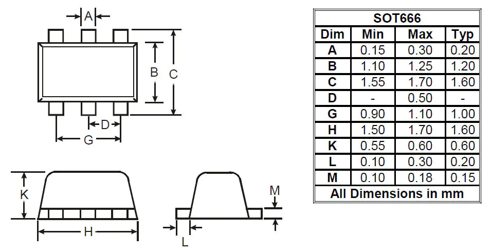 Package Image for SOT666