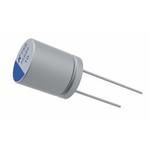 KEMET Corporation-A759MS477M1EAAE020 Capacitor Aluminum Polymer Cap Aluminum Polymer 470uF 25VDC 20%( 10 X 12mm) Radial 5mm 0.02 Ohm 2.8A 2000h 125°C Bag
