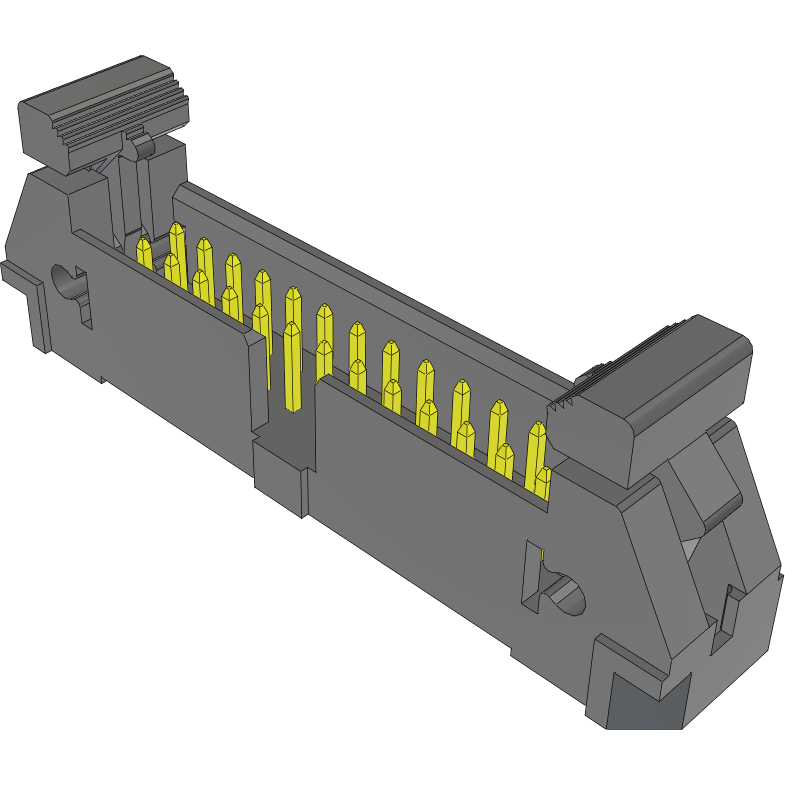 Samtec-EJH-113-01-FM-D-TH Connector Headers and PCB Receptacles Conn Ejector Header HDR 26 POS 2.54mm Solder ST Thru-Hole Tube