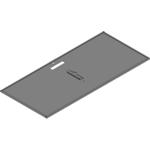 Hammond Manufacturing-RSDF19042LG1 null Knockdown Economy Rack Cabinet Solid Door, Steel, Light Gray