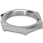PHOENIX CONTACT-1411271 Cable Accessories EMV nut, Brass, nickel-plated, for threads M32 x 1.5, color silver