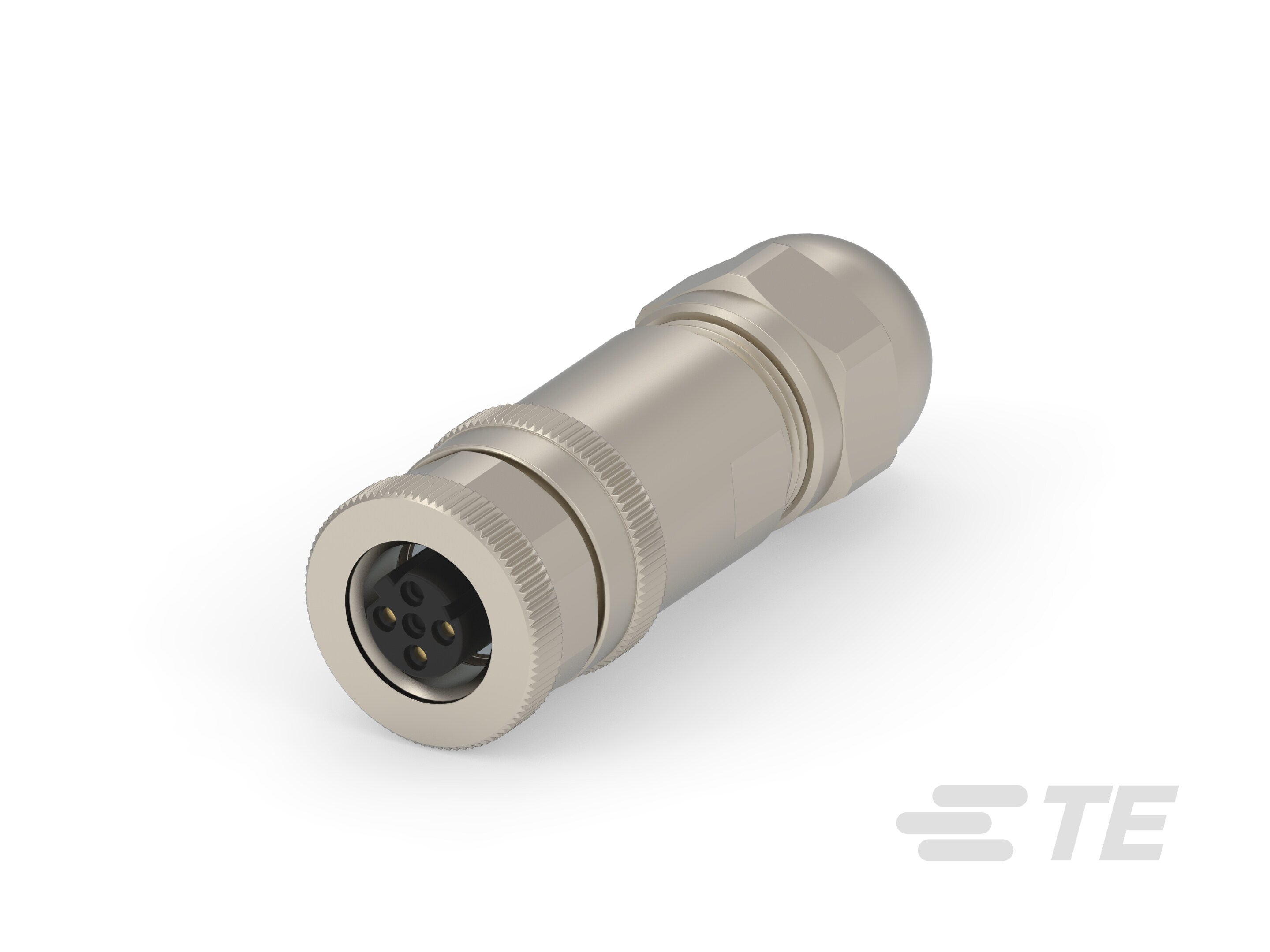 M12 F, 3P GOLD D_CODE S SHIELDED PG7-T4110511031-000