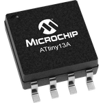 Microchip Technology-ATTINY13A-SN Microcontrollers - MCUs MCU 8-bit AVR RISC 1KB Flash 2.5V/3.3V/5V 8-Pin SOIC EIAJ Tube