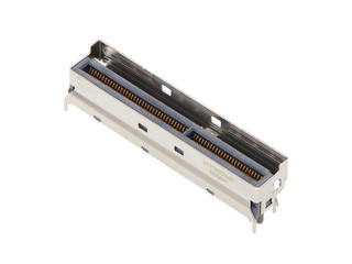 2170823021 - Mini Cool Edge (MCIO) Connector, Vertical, 16x PCIe Gen5, 124 Circuits, 0.75µm Gold (Au) Plated Contact, 1.50mm Solder Peg Length, 1.27µm Nickel Plated Shell, with Pick and Place Cap