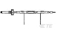 LEAD, SGL END ASSY, LGH-2-848078-3 LEAD, SGL END ASSY, LGH-2-848078-3
