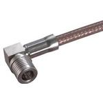 HUBER+SUHNER-16_QMA-50-3-1/133_NE Connector RF Conn QMA 0Hz to 11GHz 50Ohm Crimp RA Cable Mount M Gold