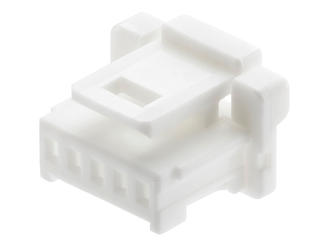 5019390531 - 1.00mm Pitch, Pico-Clasp Low-Halogen Receptacle Crimp Housing, Single Row, Outer Positive Lock, 5 Circuits, Black