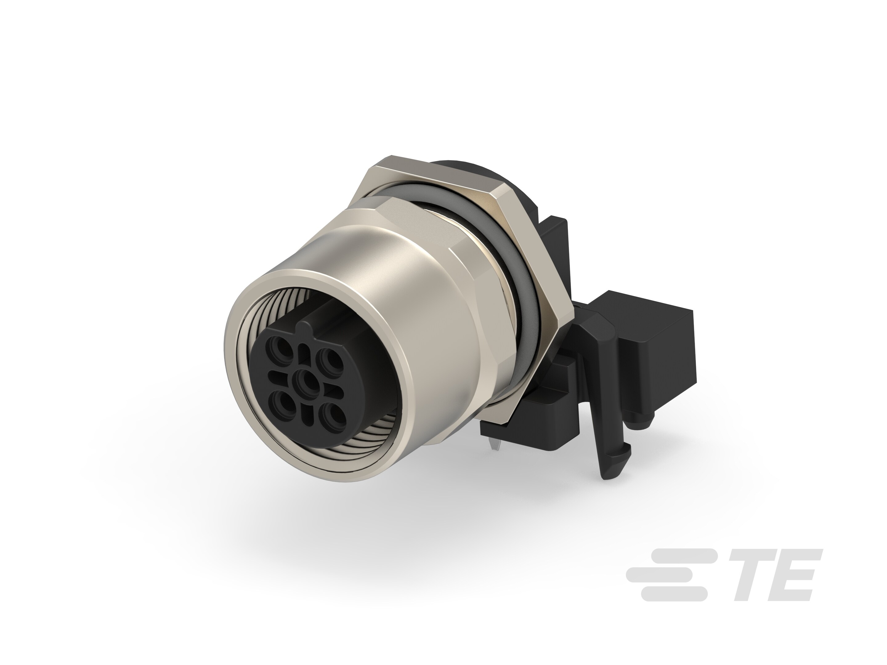 M12 R/A F PNL STAMPED PIN B-CODE 2P SHLD-T4145435021-001