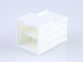 5056060800 - CP-3.3 Plug Housing, 3.30mm Pitch, Dual Row, Polarized, Positive Inertia  Lock, 8 Circuits, Natural