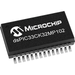 Microchip Technology-DSPIC33CK32MP102-I/SS Microcontrollers - MCUs MCU 16-bit dsPIC RISC 32KB Flash 3.3V 28-Pin SSOP Tube