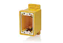 1301280160 - Watertite Single-Gang FD PVC, Non-metallic Box, Black, 88.9mm (3.50") Depth, 26.0 Cubic Inch Capacity, 1" unthreaded conduit openings with reducers for 3/4" and 1/2" conduit 1301280160 - Watertite Single-Gang FD PVC, Non-metallic Box, Black, 88.9mm (3.50") Depth, 26.0 Cubic Inch Capacity, 1" unthreaded conduit openings with reducers for 3/4" and 1/2" conduit