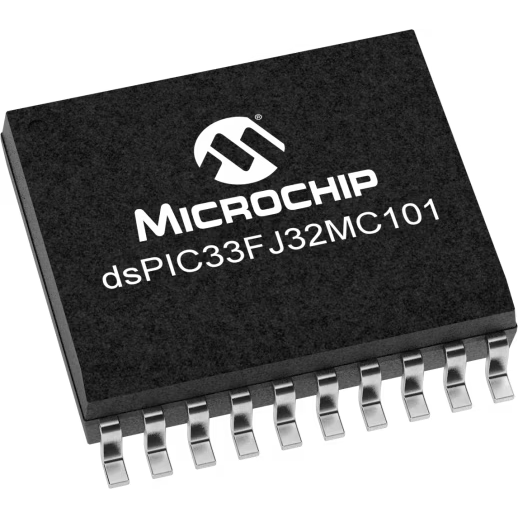 Microchip Technology-DSPIC33FJ32MC101-I/SO Microcontrollers - MCUs MCU 16-bit dsPIC RISC 32KB Flash 2.5V/3.3V 20-Pin SOIC W Tube