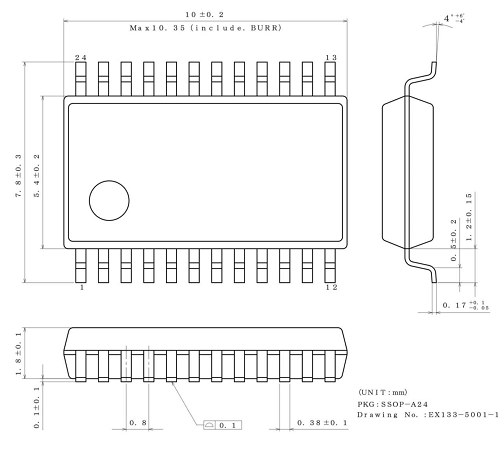 Product dimension image