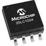 Microchip Technology-25LC1024T-I/SM EEPROM EEPROM Serial-SPI 1M-bit 128K x 8 3.3V/5V 8-Pin SOIJ T/R