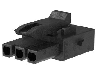 2157591003 - Micro-Fit+ Receptacle Housing, Single Row, 3 Circuits, UL 94V-0, Glow-Wire Capable, Black