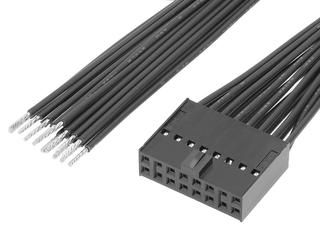 2196591164 - C-Grid III Female-to-Pigtail Off-the-Shelf (OTS) Cable Assembly, Dual Row, 600.00mm Length, Tin (Sn) Plating, 16 Circuits, Black