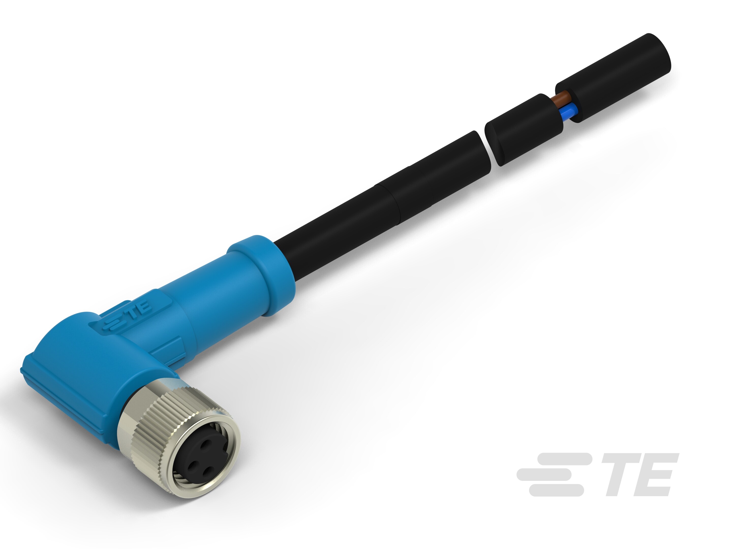M8 CABLE RA FEMALE 1.5M 3P PVC CABLE-T4051410003-003 M8 CABLE RA FEMALE 1.5M 3P PVC CABLE-T4051410003-003