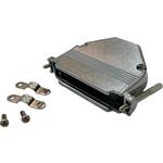 ADAM TECH-DA15-HD-AL-TS Backshells Hood 180° 15 Shell Size Chromate Aluminum