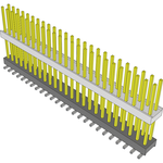 Samtec-HW-25-12-L-D-600-SM Connector Headers and PCB Receptacles Conn Board Stacker HDR 50 POS 2.54mm Solder ST Top Entry SMD Tube